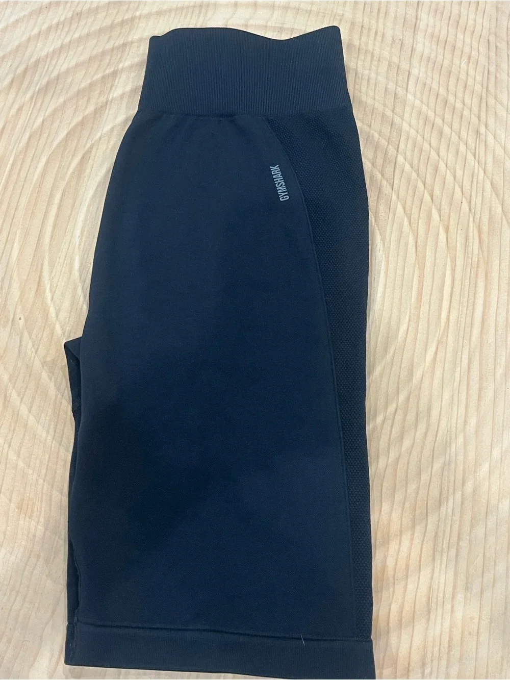 Gymshark Flex High Waisted Cycling Short Legging Black/gray Color Size XL